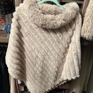 Shawl like sweater